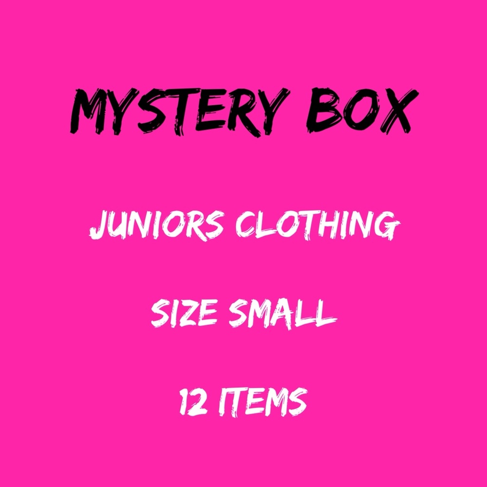 Mystery Box - Juniors Size Small - 12 items - Brand Names - Bundle, Lot